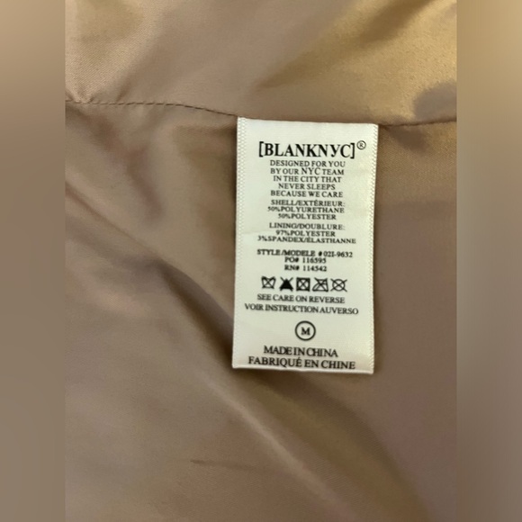 BLANKNYC Faux Leather Moto Jacket - size Medium - Picture 7 of 7